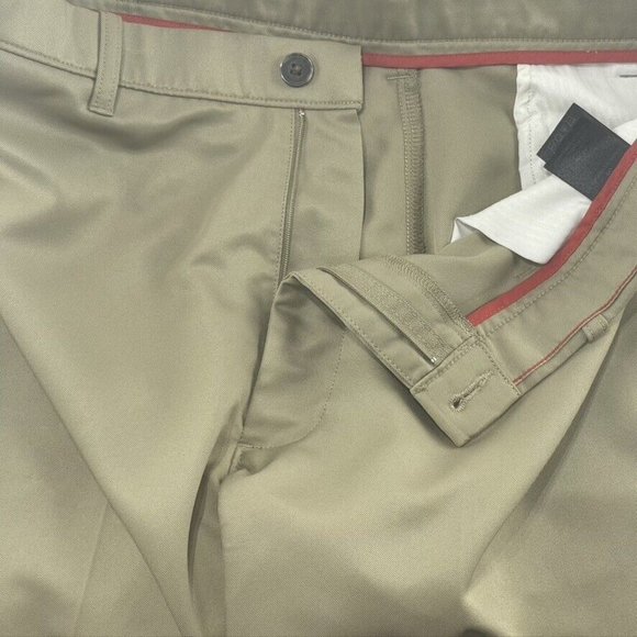 HAGGAR H26 Shorts Men's Size 38 Khaki Cotton Polyester - Picture 4 of 7